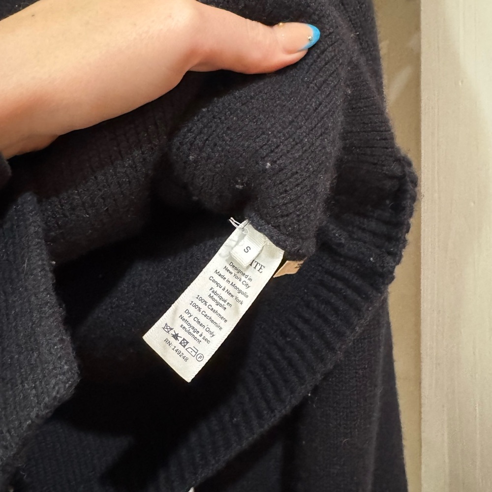 Khaite Scarlet Cardigan in Black - Picture 4 of 6